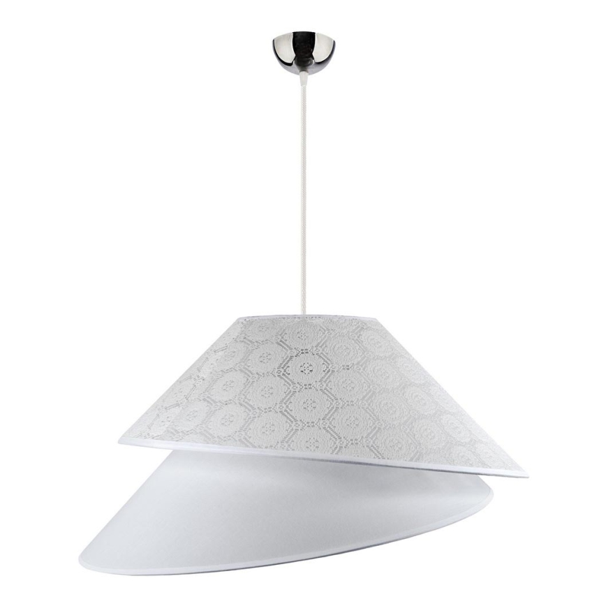 Duolla - Chandelier on a string COCO 1xE27/40W/230V d. 50 cm white