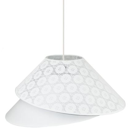Duolla - Chandelier on a string COCO 1xE27/40W/230V d. 50 cm white