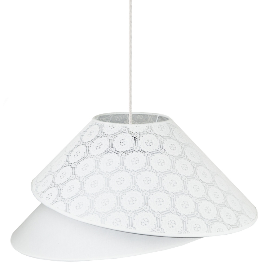Duolla - Chandelier on a string COCO 1xE27/40W/230V d. 50 cm white