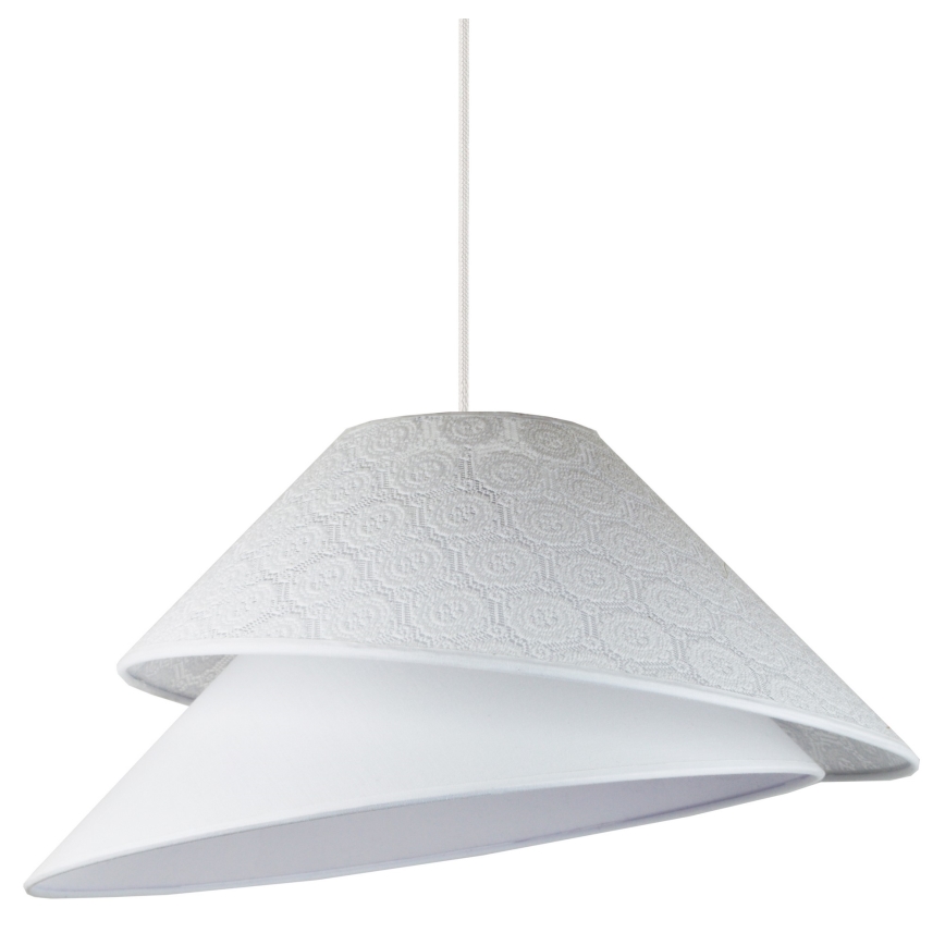 Duolla - Chandelier on a string COCO 1xE27/40W/230V d. 50 cm white