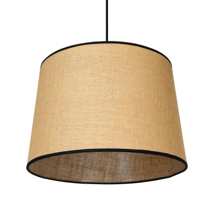 Duolla - Chandelier on a string CONE 1xE27/15W/230V d. 40 cm brown/black