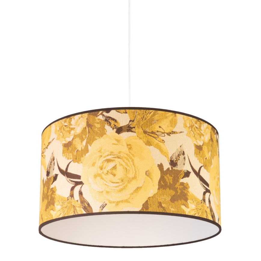 Duolla - Chandelier on a string CONSTANCE 1xE27/40W/230V d. 45 cm yellow