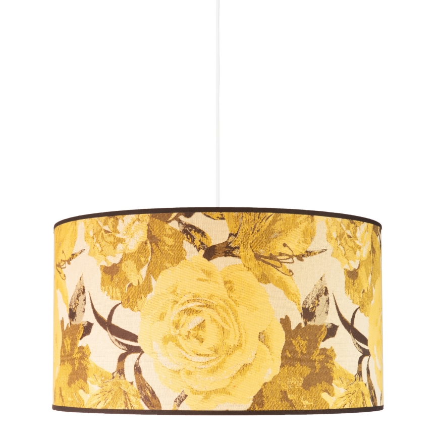 Duolla - Chandelier on a string CONSTANCE 1xE27/40W/230V d. 45 cm yellow