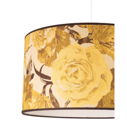 Duolla - Chandelier on a string CONSTANCE 1xE27/40W/230V d. 45 cm yellow