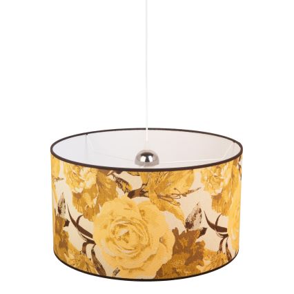 Duolla - Chandelier on a string CONSTANCE 1xE27/40W/230V d. 45 cm yellow