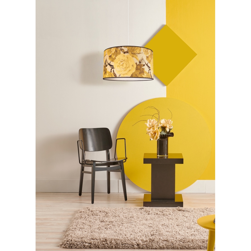 Duolla - Chandelier on a string CONSTANCE 1xE27/40W/230V d. 45 cm yellow