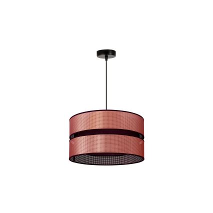Duolla - Chandelier on a string COPPER SHINY 1xE27/15W/230V d. 40 cm copper/black