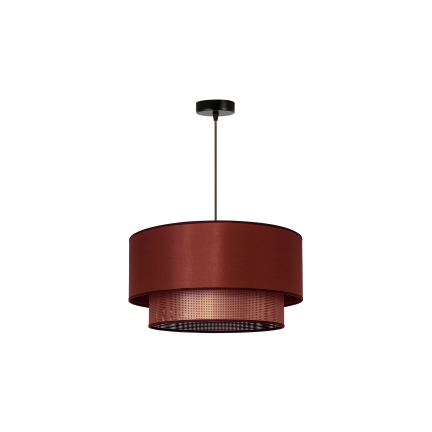 Duolla - Chandelier on a string COPPER SHINY 1xE27/15W/230V d. 45 cm copper