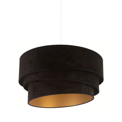 Duolla - Chandelier on a string DEVON 1xE27/40W/230V d. 45 cm black/gold