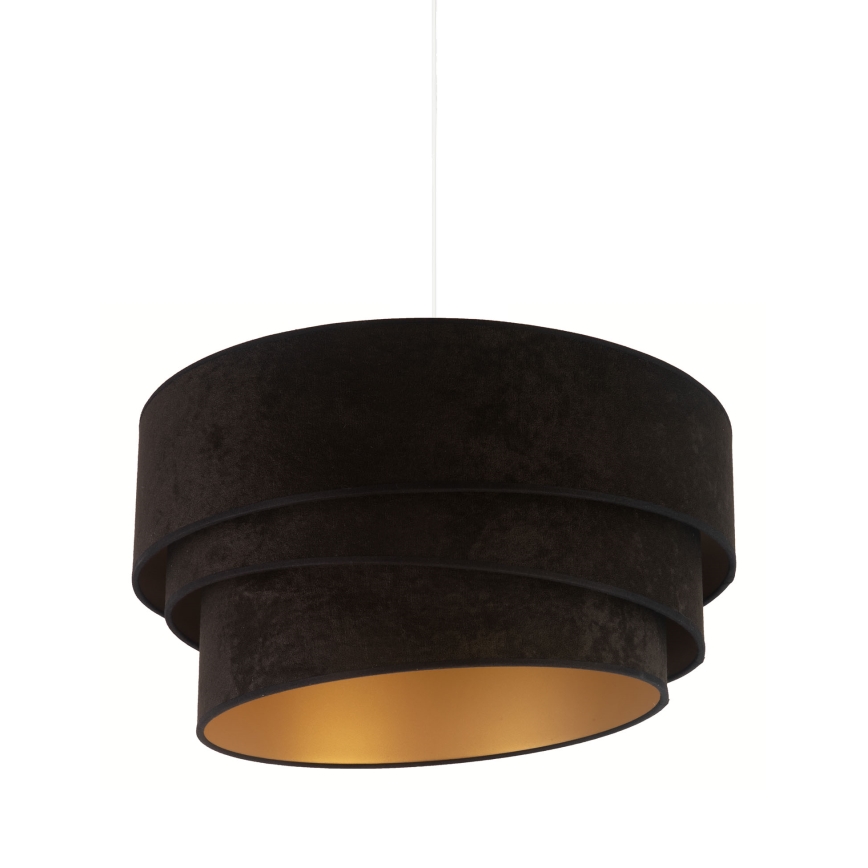 Duolla - Chandelier on a string DEVON 1xE27/40W/230V d. 45 cm black/gold