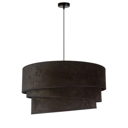 Duolla - Chandelier on a string DEVON 1xE27/40W/230V d. 45 cm black/gold