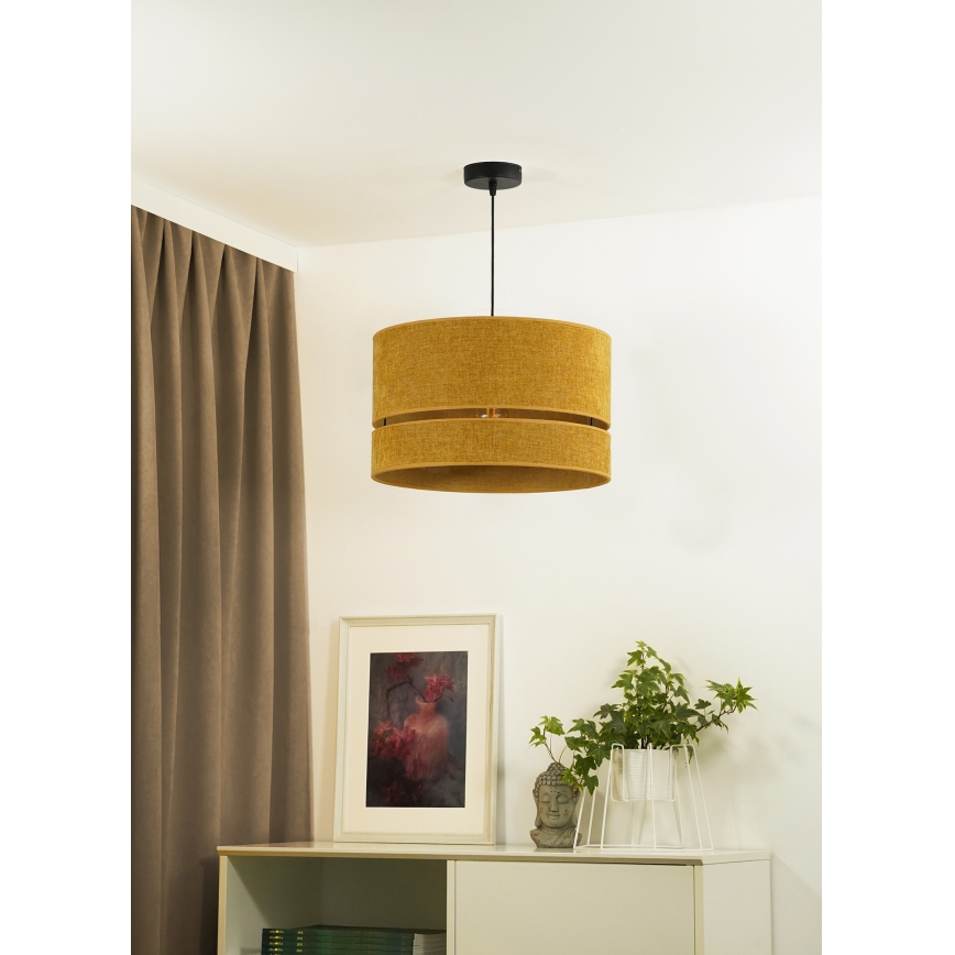 Duolla - Chandelier on a string DOUBLE 1xE27/15W/230V d. 40 cm orange