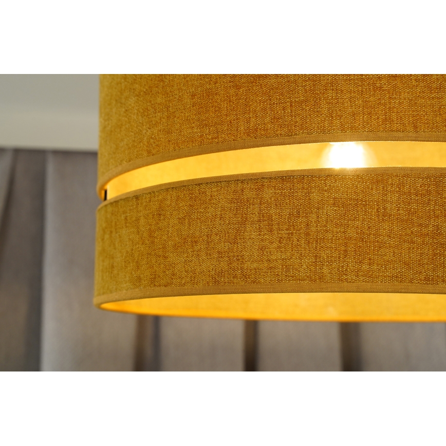 Duolla - Chandelier on a string DOUBLE 1xE27/15W/230V d. 40 cm orange