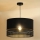 Duolla - Chandelier on a string DOUBLE RATTAN 1xE27/15W/230V d. 40 cm black