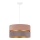 Duolla - Chandelier on a string DUO 1xE27/15W/230V d. 40 cm beige and grey