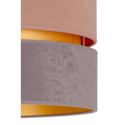 Duolla - Chandelier on a string DUO 1xE27/15W/230V d. 40 cm beige and grey