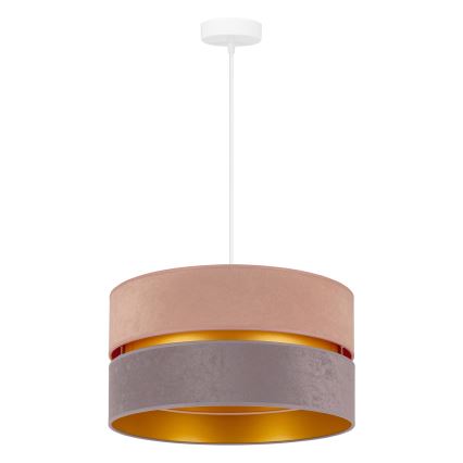 Duolla - Chandelier on a string DUO 1xE27/15W/230V d. 40 cm beige and grey