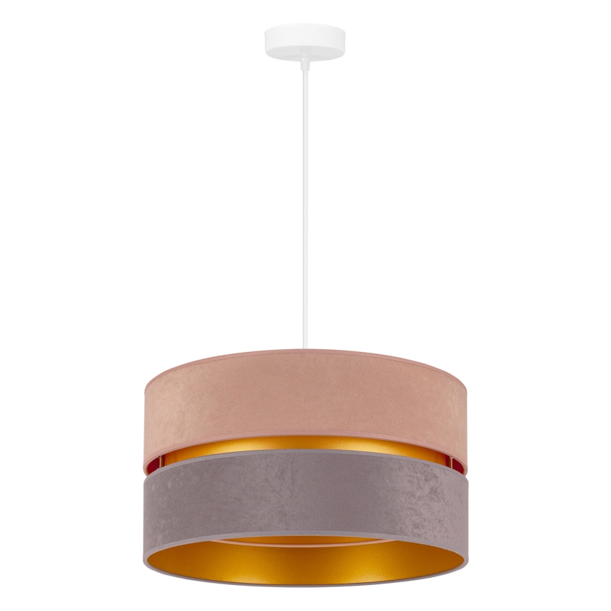 Duolla - Chandelier on a string DUO 1xE27/15W/230V d. 40 cm beige and grey