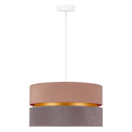 Duolla - Chandelier on a string DUO 1xE27/15W/230V d. 40 cm beige and grey