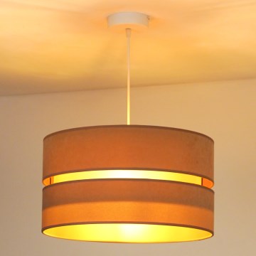 Duolla - Chandelier on a string DUO 1xE27/15W/230V d. 40 cm beige