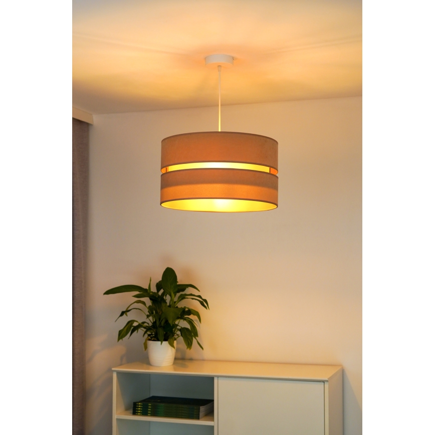 Duolla - Chandelier on a string DUO 1xE27/15W/230V d. 40 cm beige