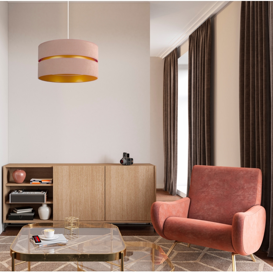 Duolla - Chandelier on a string DUO 1xE27/15W/230V d. 40 cm beige