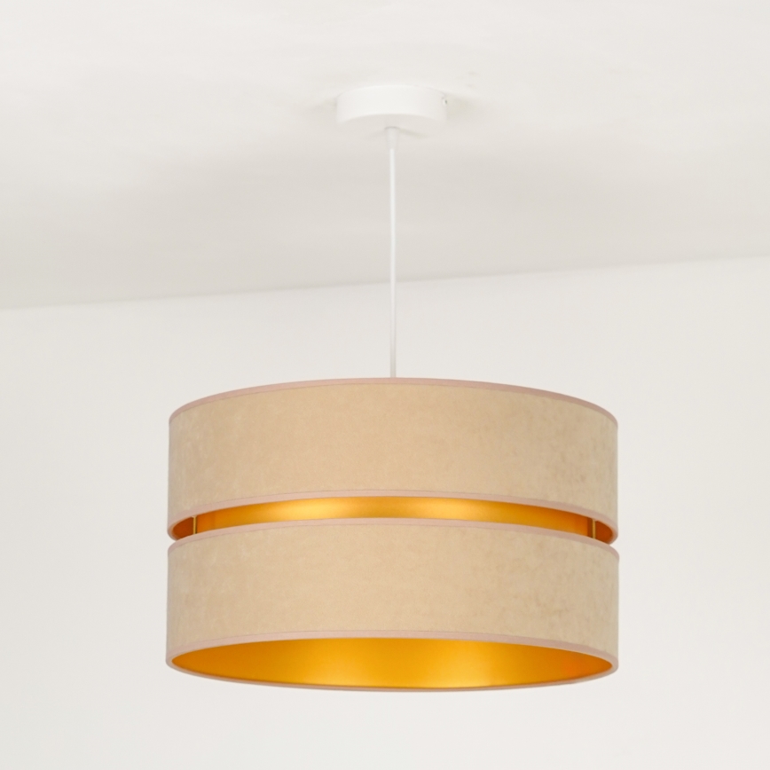 Duolla - Chandelier on a string DUO 1xE27/15W/230V d. 40 cm beige
