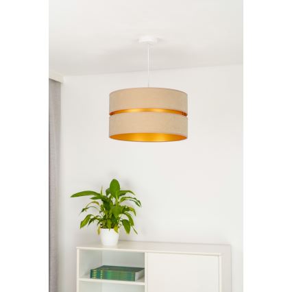 Duolla - Chandelier on a string DUO 1xE27/15W/230V d. 40 cm beige