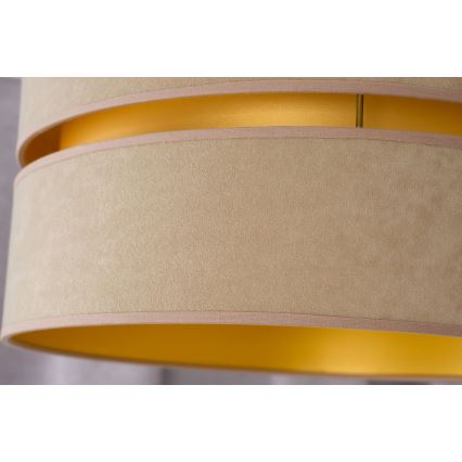 Duolla - Chandelier on a string DUO 1xE27/15W/230V d. 40 cm beige