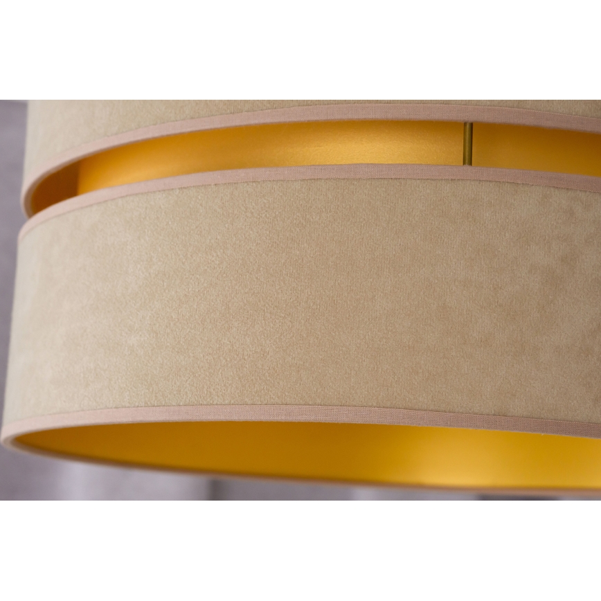 Duolla - Chandelier on a string DUO 1xE27/15W/230V d. 40 cm beige