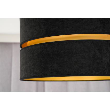 Duolla - Chandelier on a string DUO 1xE27/15W/230V d. 40 cm black/gold