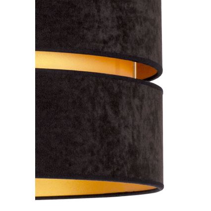 Duolla - Chandelier on a string DUO 1xE27/15W/230V d. 40 cm black/gold