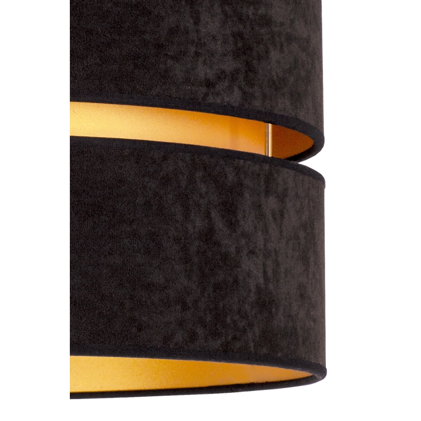 Duolla - Chandelier on a string DUO 1xE27/15W/230V d. 40 cm black/gold