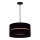 Duolla - Chandelier on a string DUO 1xE27/15W/230V d. 40 cm black/rattan