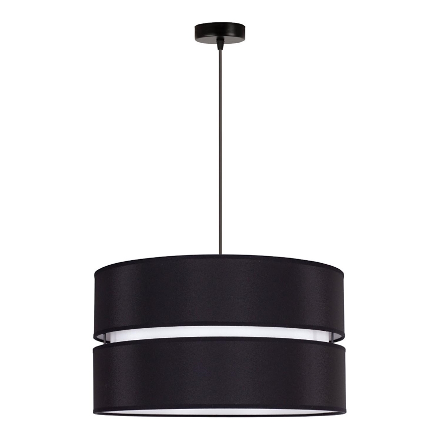 Duolla - Chandelier on a string DUO 1xE27/15W/230V d. 40 cm black/white