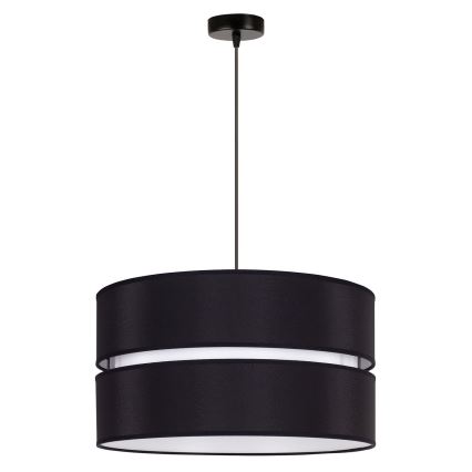Duolla - Chandelier on a string DUO 1xE27/15W/230V d. 40 cm black/white