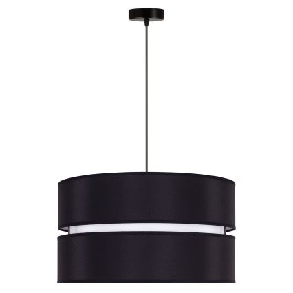 Duolla - Chandelier on a string DUO 1xE27/15W/230V d. 40 cm black/white