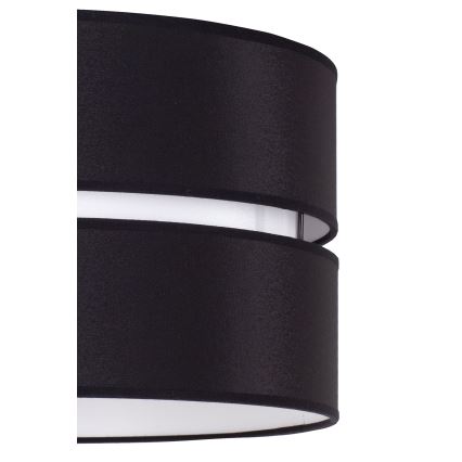 Duolla - Chandelier on a string DUO 1xE27/15W/230V d. 40 cm black/white