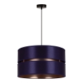 Duolla - Chandelier on a string DUO 1xE27/15W/230V d. 40 cm blue/gold