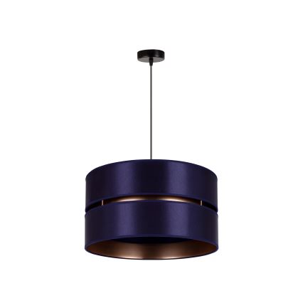 Duolla - Chandelier on a string DUO 1xE27/15W/230V d. 40 cm blue/gold