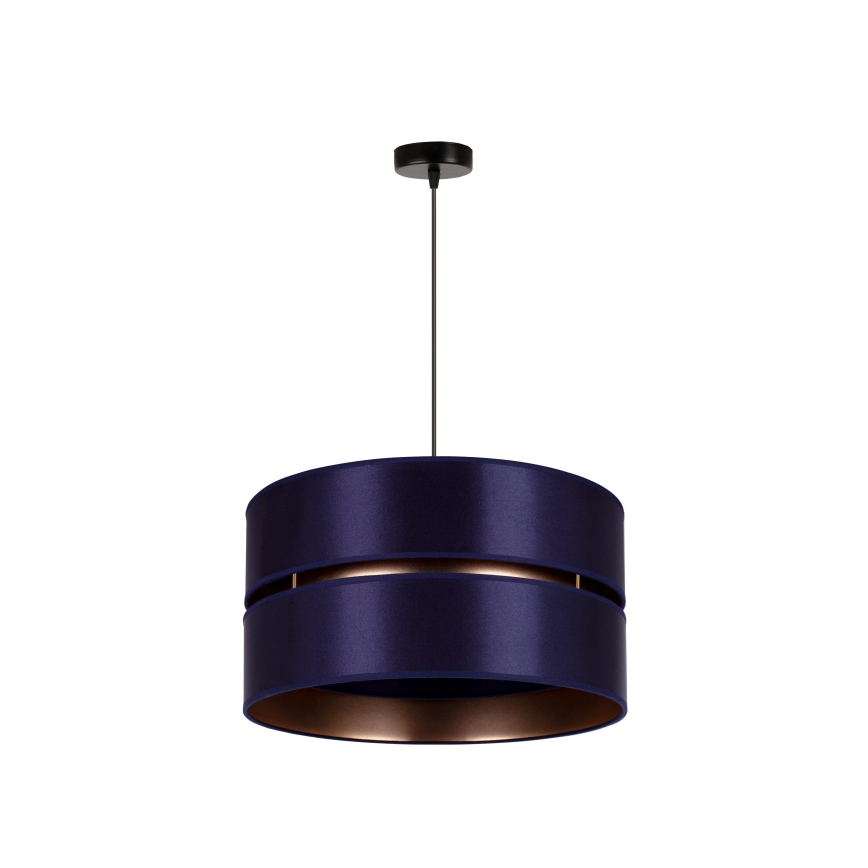 Duolla - Chandelier on a string DUO 1xE27/15W/230V d. 40 cm blue/gold