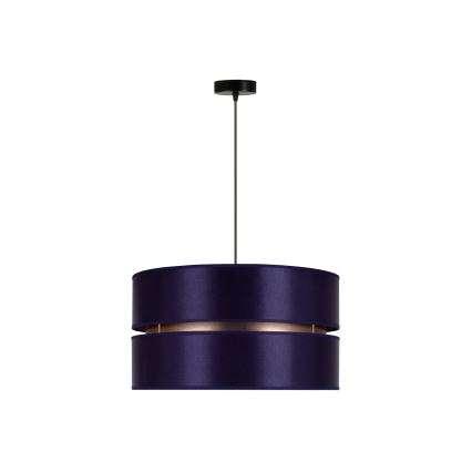 Duolla - Chandelier on a string DUO 1xE27/15W/230V d. 40 cm blue/gold