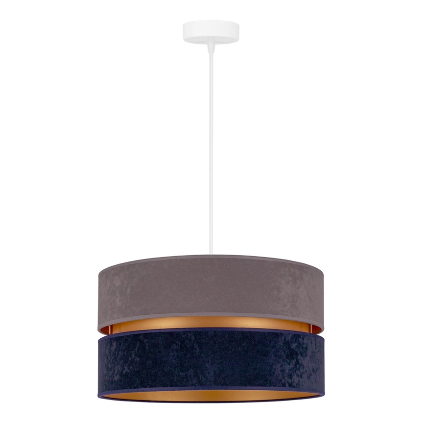 Duolla - Chandelier on a string DUO 1xE27/15W/230V d. 40 cm blue