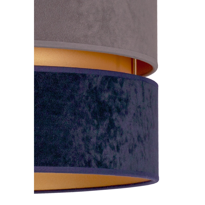 Duolla - Chandelier on a string DUO 1xE27/15W/230V d. 40 cm blue