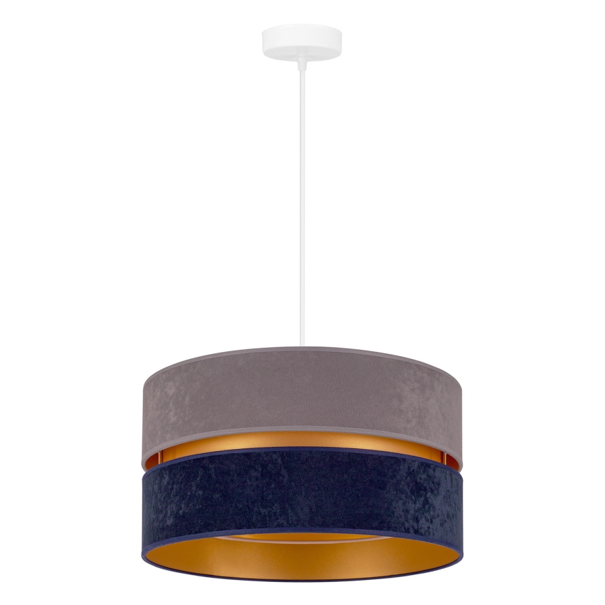 Duolla - Chandelier on a string DUO 1xE27/15W/230V d. 40 cm blue