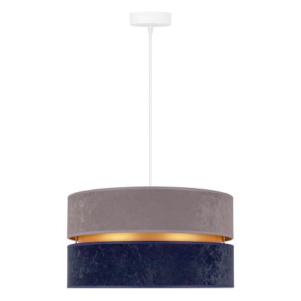 Duolla - Chandelier on a string DUO 1xE27/15W/230V d. 40 cm blue