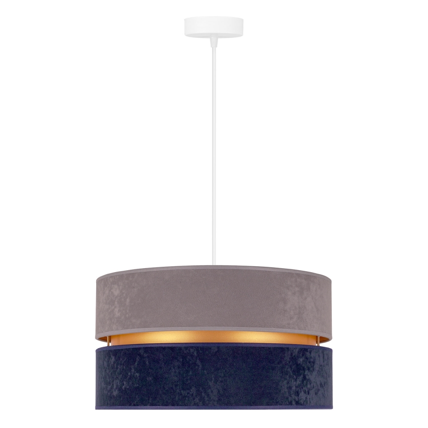 Duolla - Chandelier on a string DUO 1xE27/15W/230V d. 40 cm blue