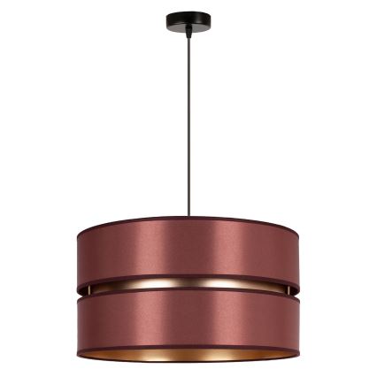 Duolla - Chandelier on a string DUO 1xE27/15W/230V d. 40 cm burgundy/gold