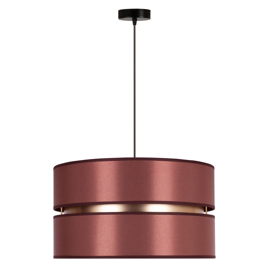 Duolla - Chandelier on a string DUO 1xE27/15W/230V d. 40 cm burgundy/gold
