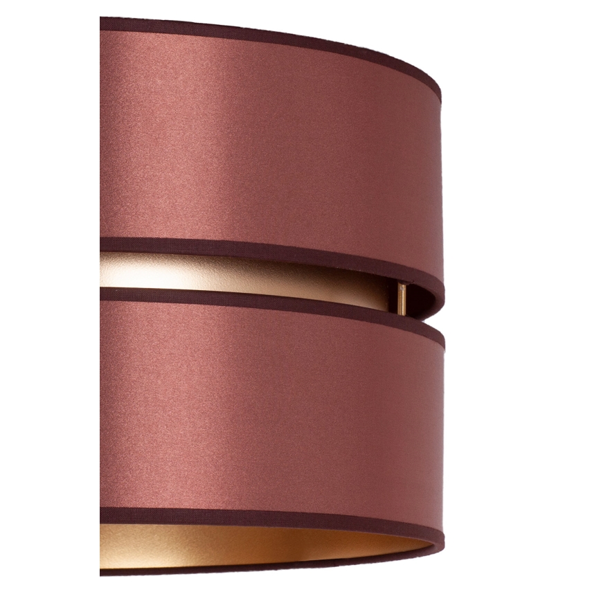 Duolla - Chandelier on a string DUO 1xE27/15W/230V d. 40 cm burgundy/gold